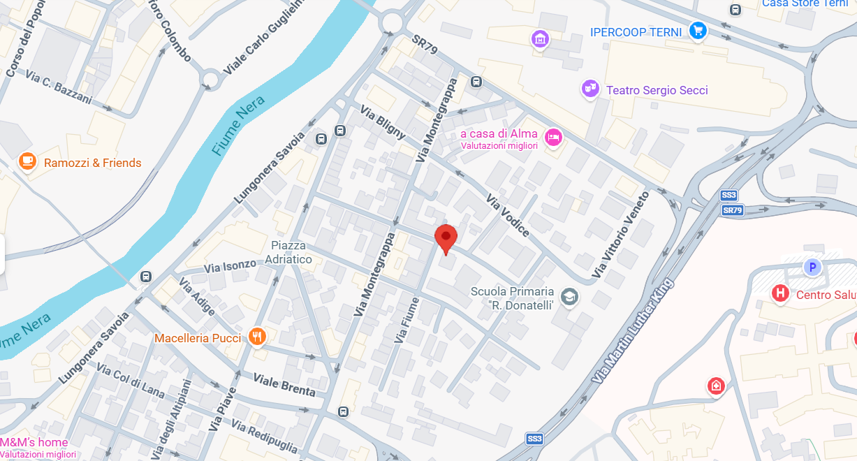Contatti mappa via gorizia